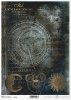 Nieodkryty magiczny świat - Alchemia, tło, księżyc, słońce, znaki na niebie, napisy, ćma, zodiak, kosmogram